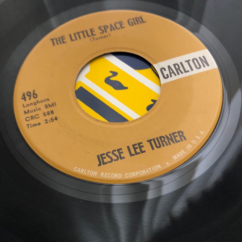 Jesse Lee Turner Shake Baby Shake Vinyl 45 Record '58